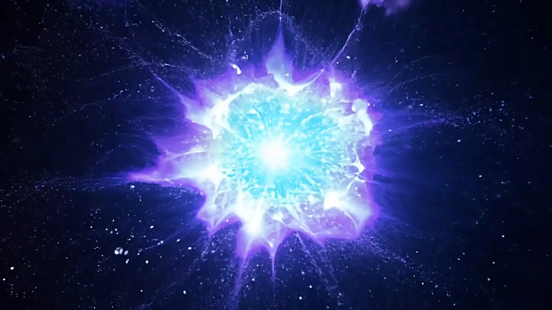 Cosmic Explosion Transition Background for Space-Themed Videos